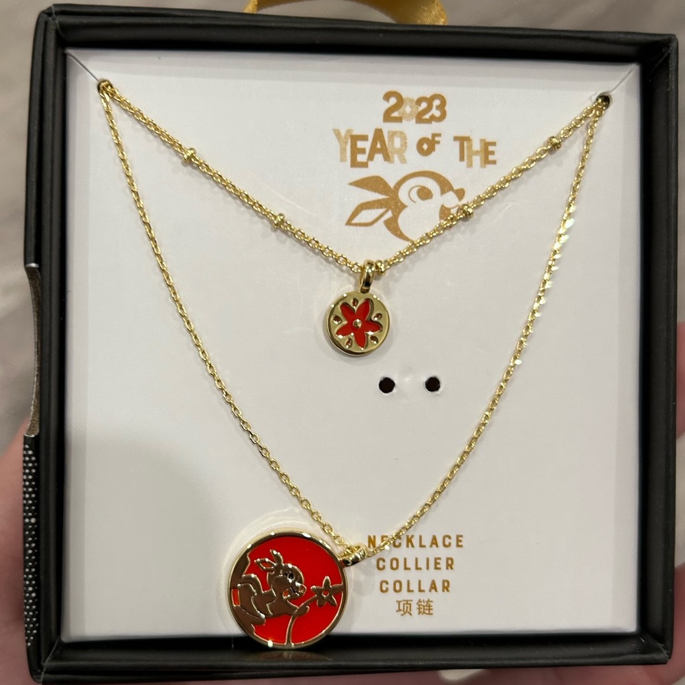 Disney Parks 2023 Year of the Rabbit Thumper Necklace
